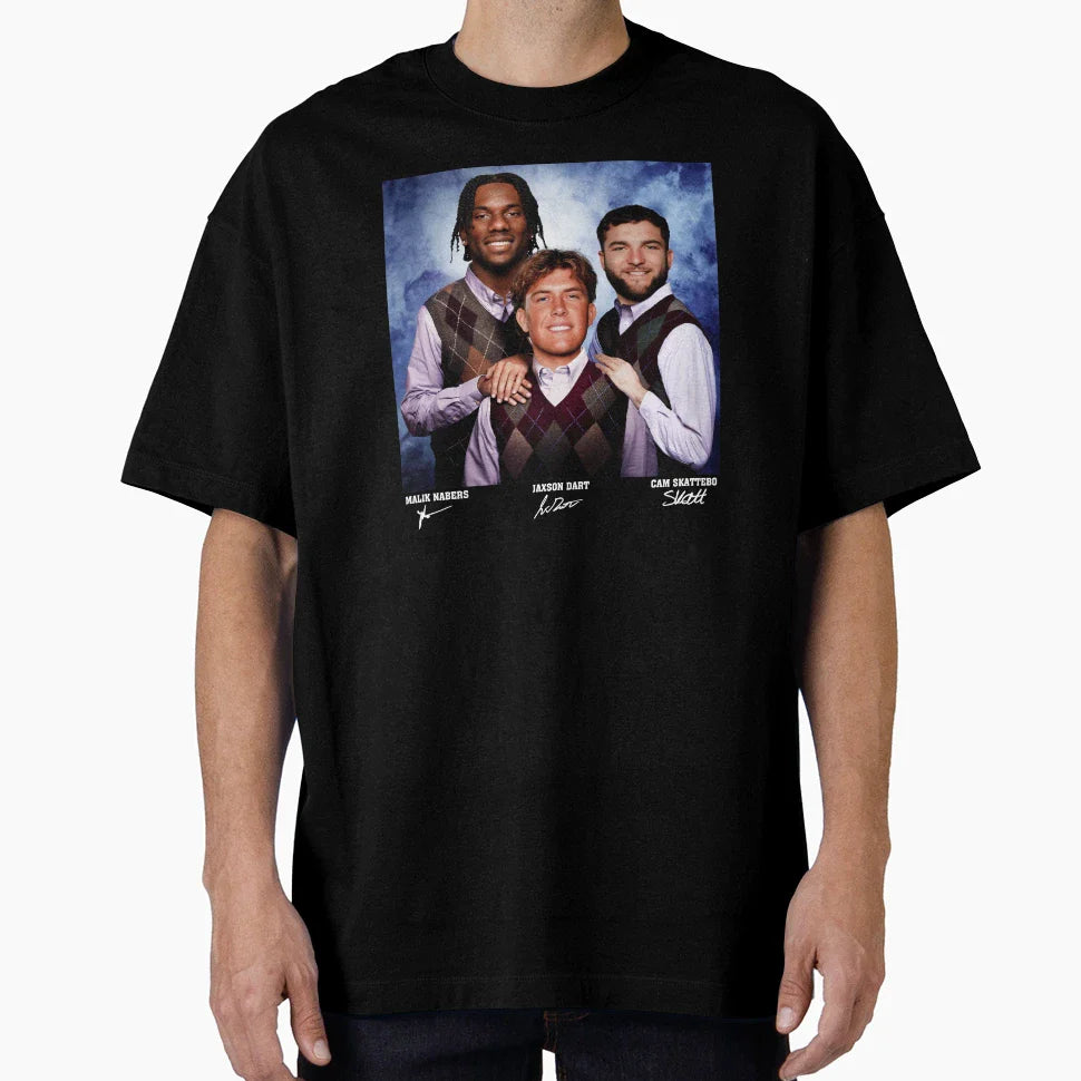 Jaxson Dart Cam Skattebo Malik T-Shirt - Fun Novelty Design for Adults