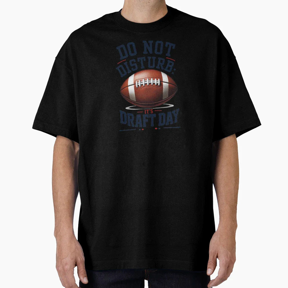 Do Not Disturb Fantasy Football Draft T-Shirt - Minimalist Print Men Women
