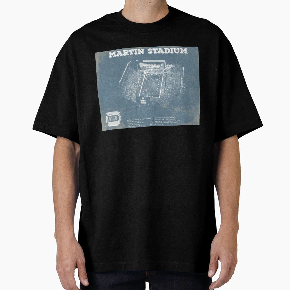 Martin Stadium T-Shirt - Aesthetic Graphic Men Women