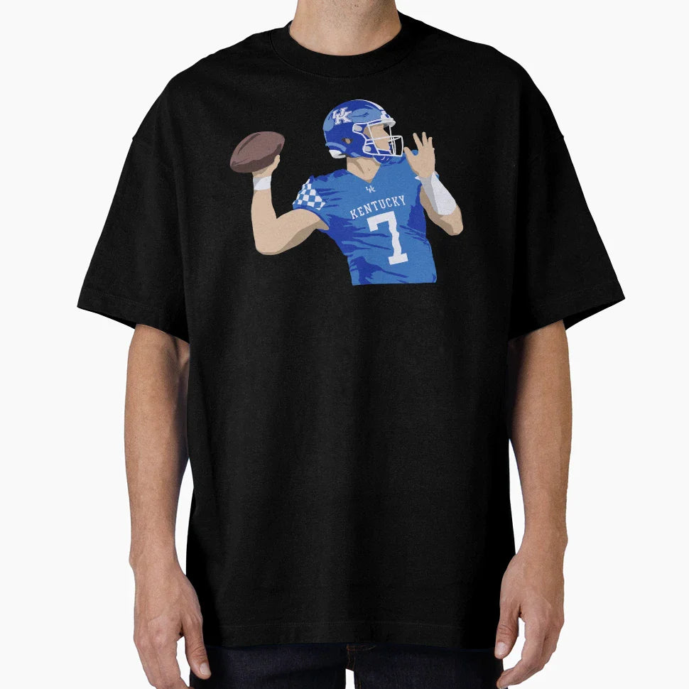 University Kentucky Will Levis Uk 7 T-Shirt - Minimalist Print Men Women