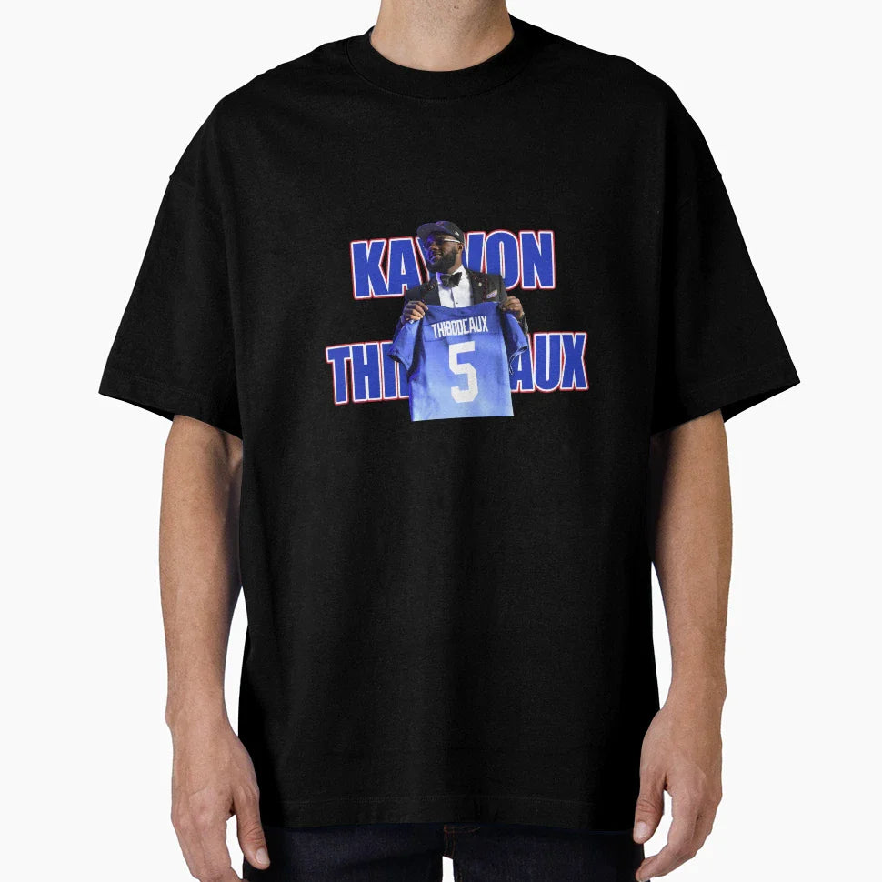 Kayvon Thibodeaux Ny Giants T-Shirt - Casual Everyday Wear Men Women