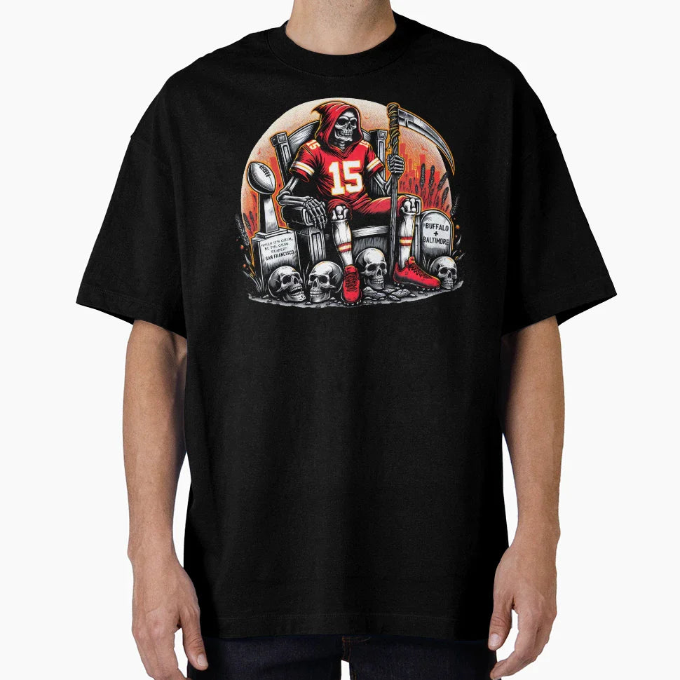 Big Game Reaper T-Shirt - Trendy Graphic for Adults