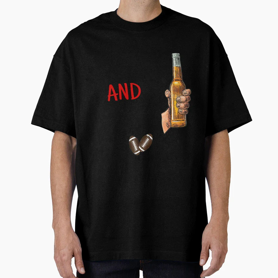 I Drink And Draft T-Shirt - Graphic Print for Adults