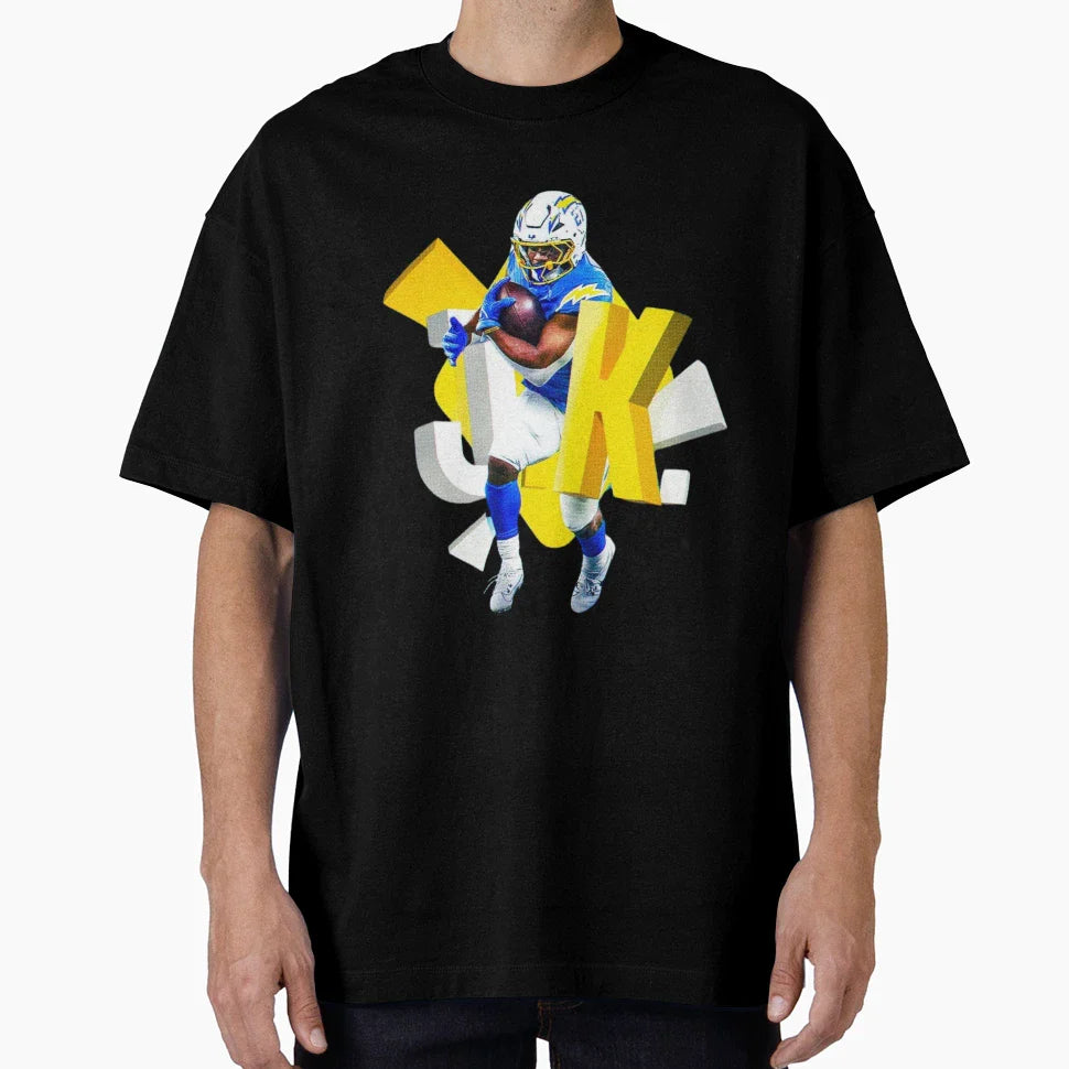 Jk Dobbins Chargers T-Shirt - Graphic Print for Adults