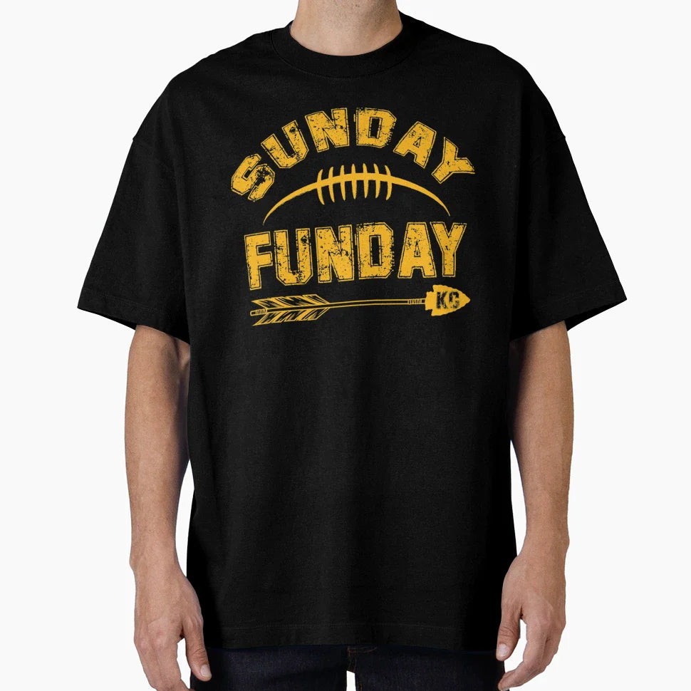 Sunday Funday Kc T-Shirt - Casual Everyday Wear for Adults