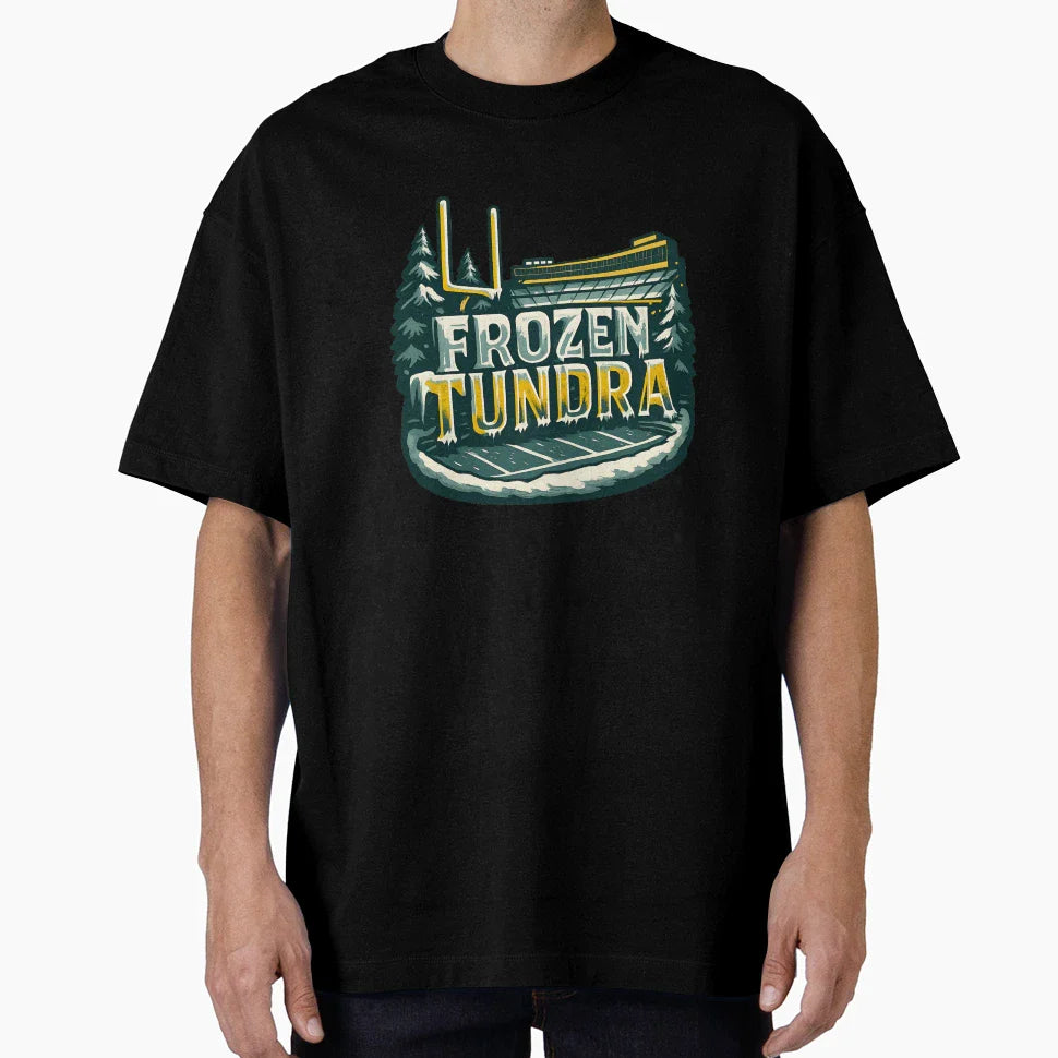 Packers Frozen Tundra T-Shirt - Trendy Graphic Unisex