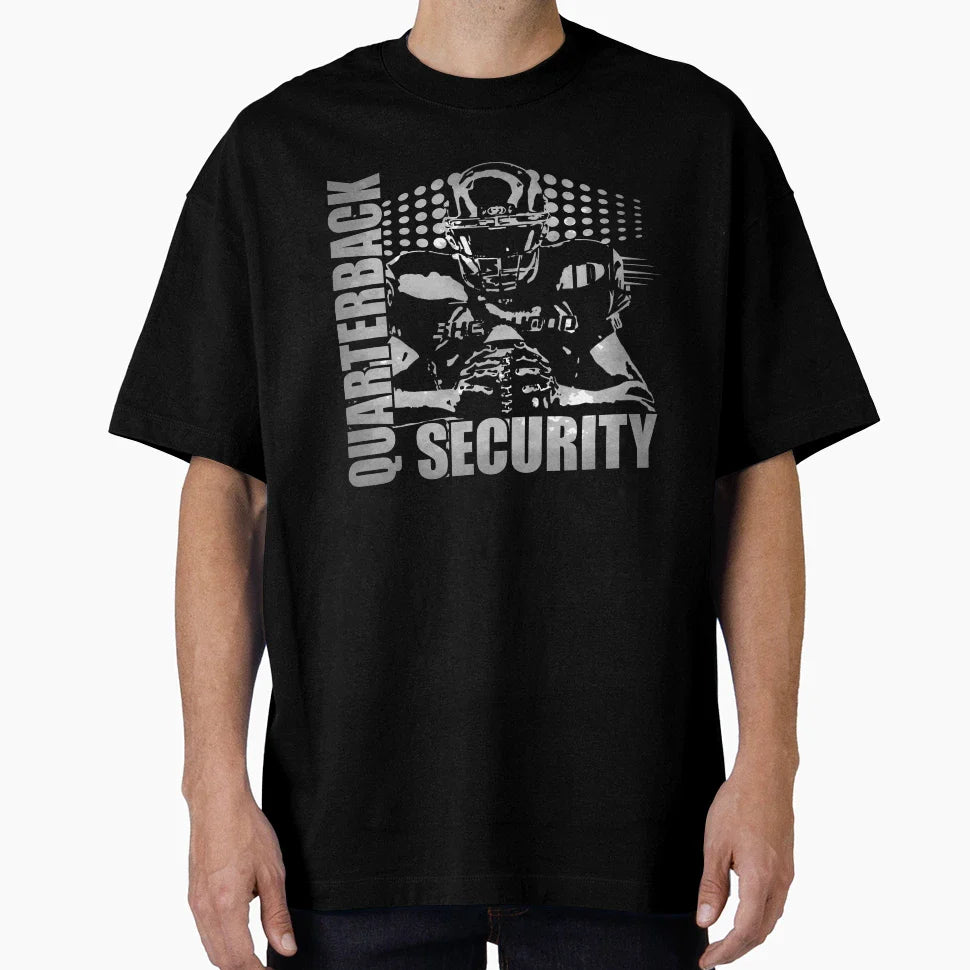 Quarterback Security T-Shirt - Streetwear Style for Adults