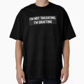 Im Not Tailgating Im Drafting Helmet T-Shirt - Streetwear Style for Adults