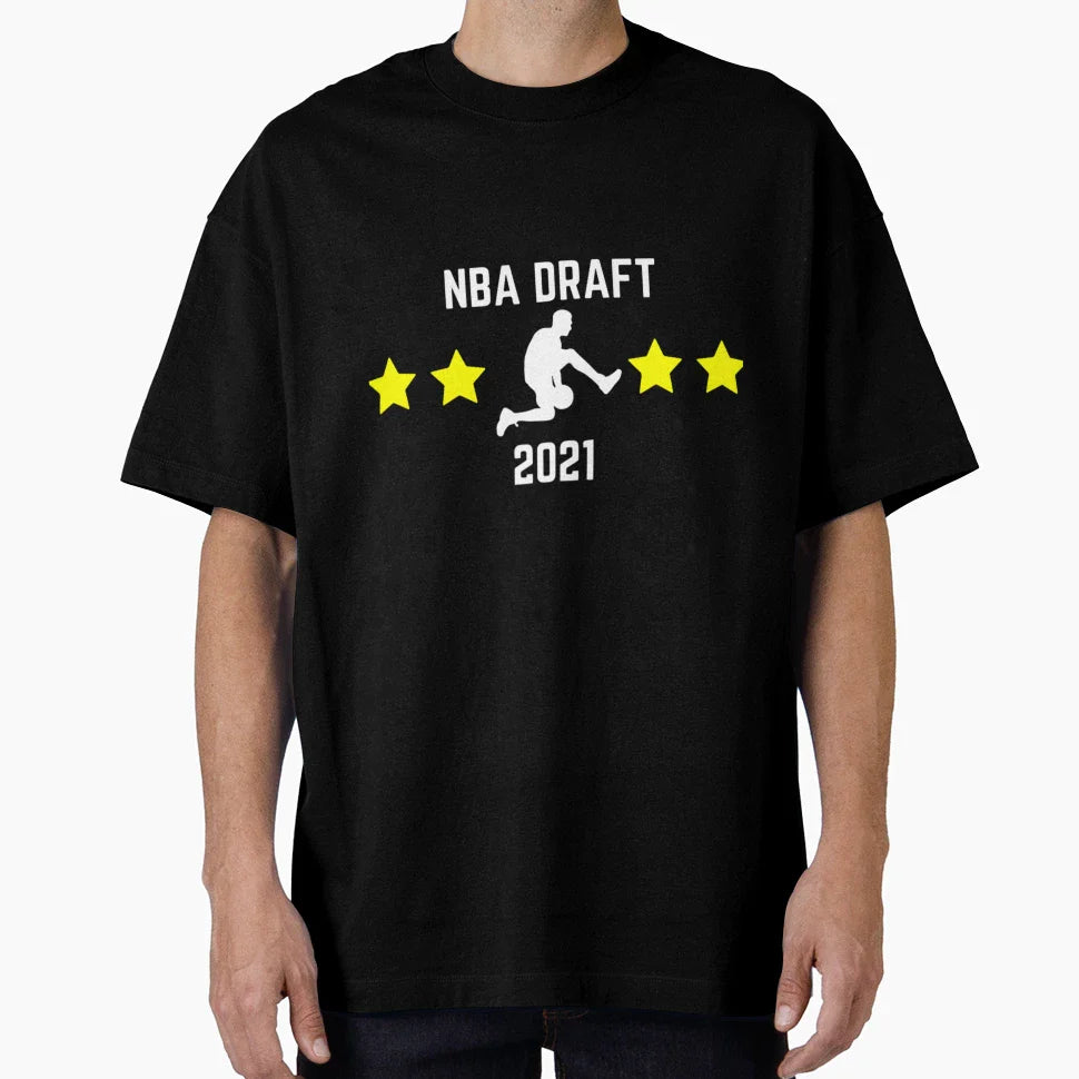 Nba Draft 2021 T-Shirt - Casual Everyday Wear for Adults