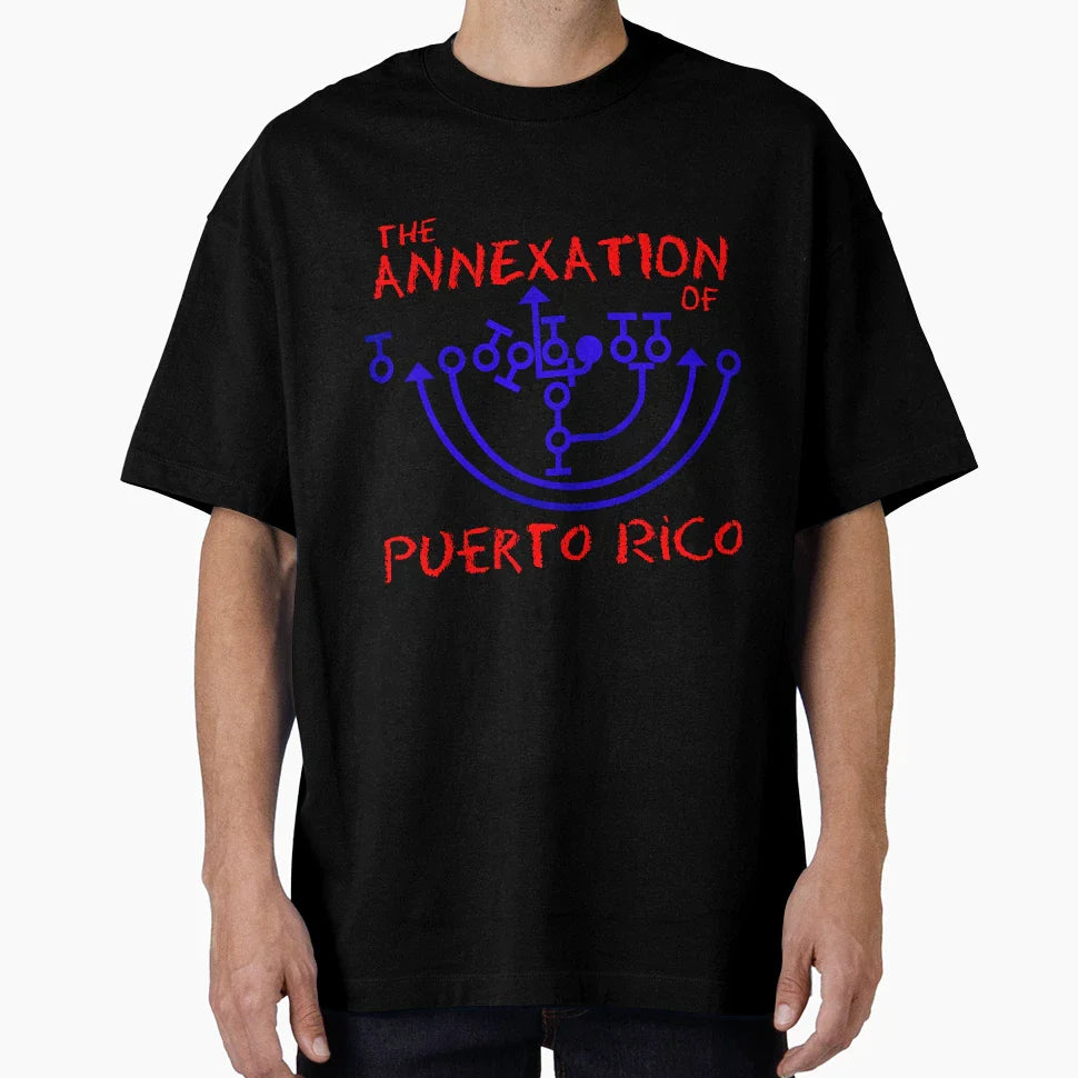 Annexation Puerto Rico T-Shirt - Minimalist Print Men Women