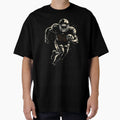 American Football Black Stripes No 2 T-Shirt - Aesthetic Graphic Men Women
