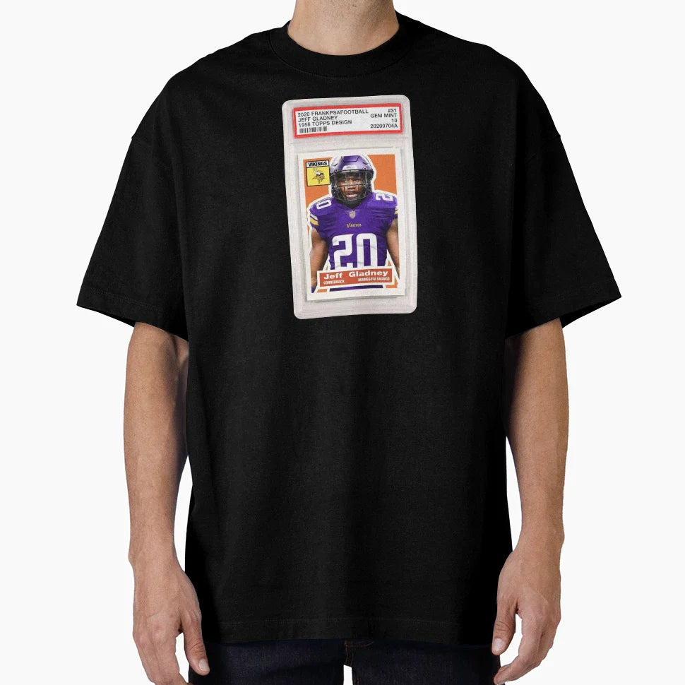 Jeff Gladney Card T-Shirt - Casual Everyday Wear Unisex
