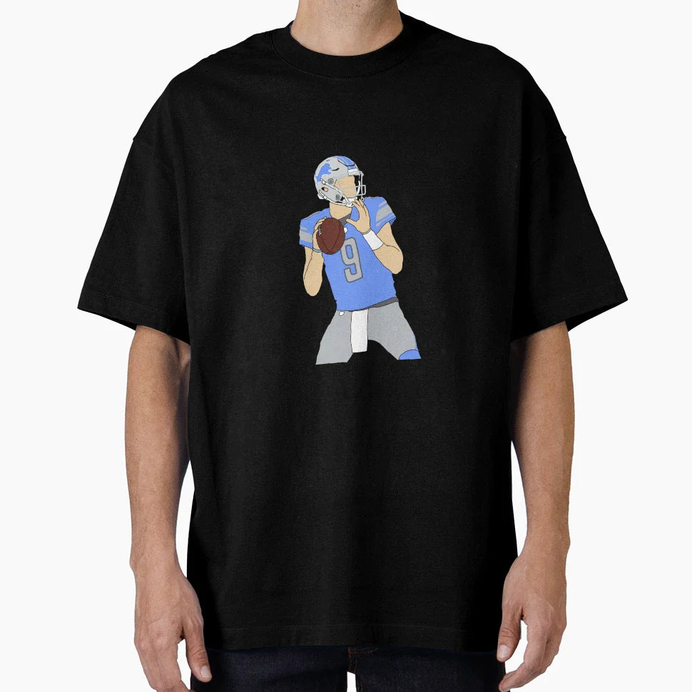 Detroit Lions MS T-Shirt - Aesthetic Graphic for Adults