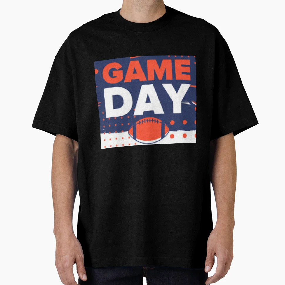 Game Day Ready Big Football Game T-Shirt - Custom Art Print for Adults