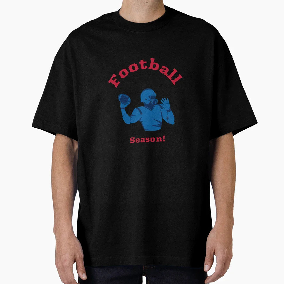 Football Season T-Shirt - Streetwear Style Unisex