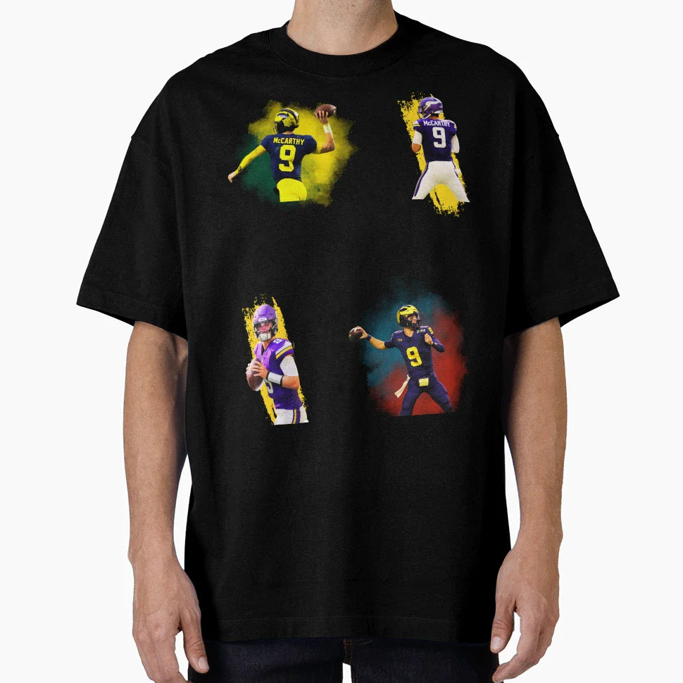 Jj Mccarthy Hd Set T-Shirt - Custom Art Print for Adults