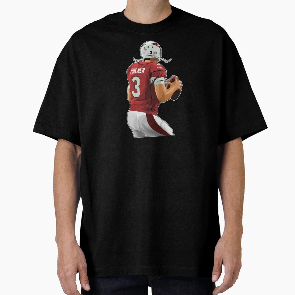 Carson Palmer 3 Ready Throw T-Shirt - Novelty Apparel for Adults