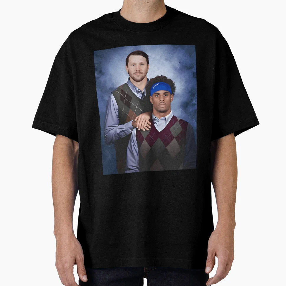 JA JA Keon Coleman Step Brothers Buffalo T-Shirt - Custom Art Print Unisex