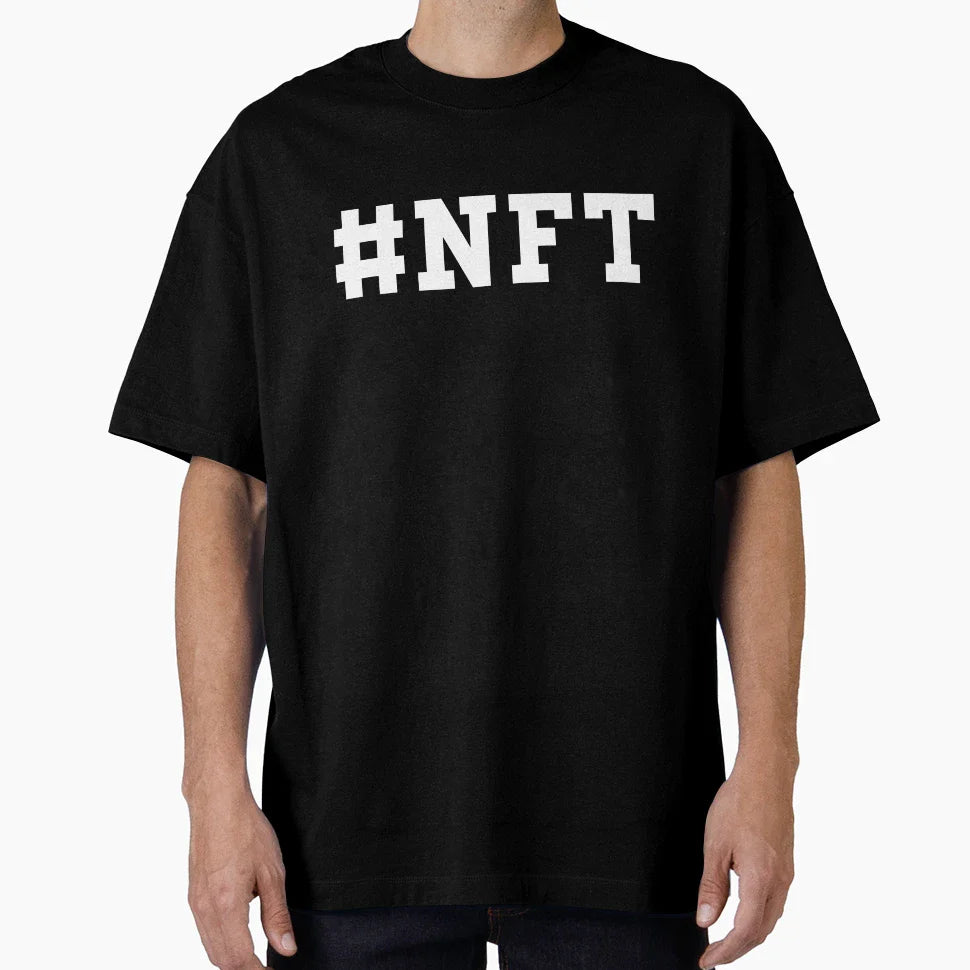 Nft Typography T-Shirt - Aesthetic Graphic Men Women