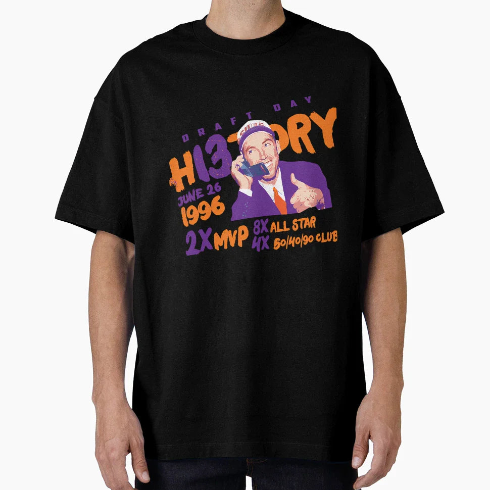 Steve Nash History T-Shirt - Streetwear Style Men Women