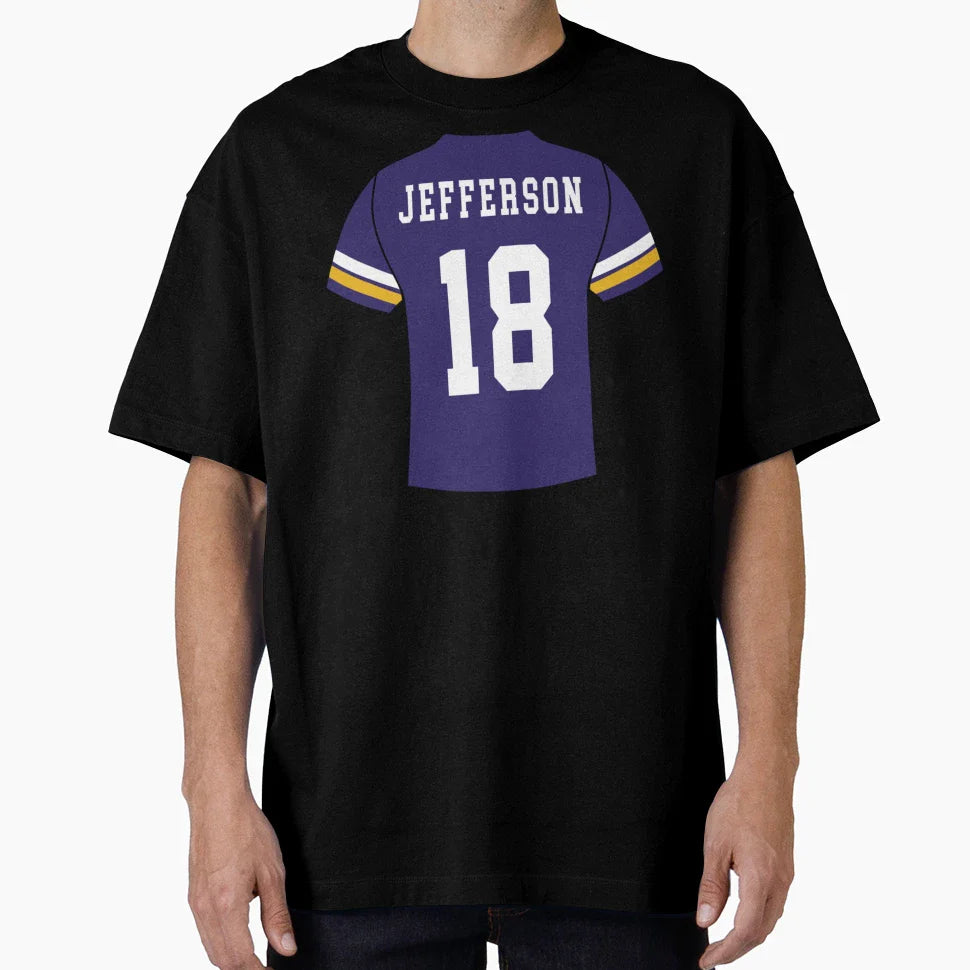 Jersey Sticke T-Shirt - Unique Graphic Unisex