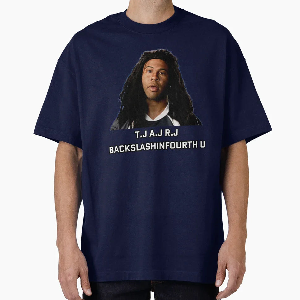 T J J R J Backslashinfourth U T-Shirt - Casual Everyday Wear Men Women