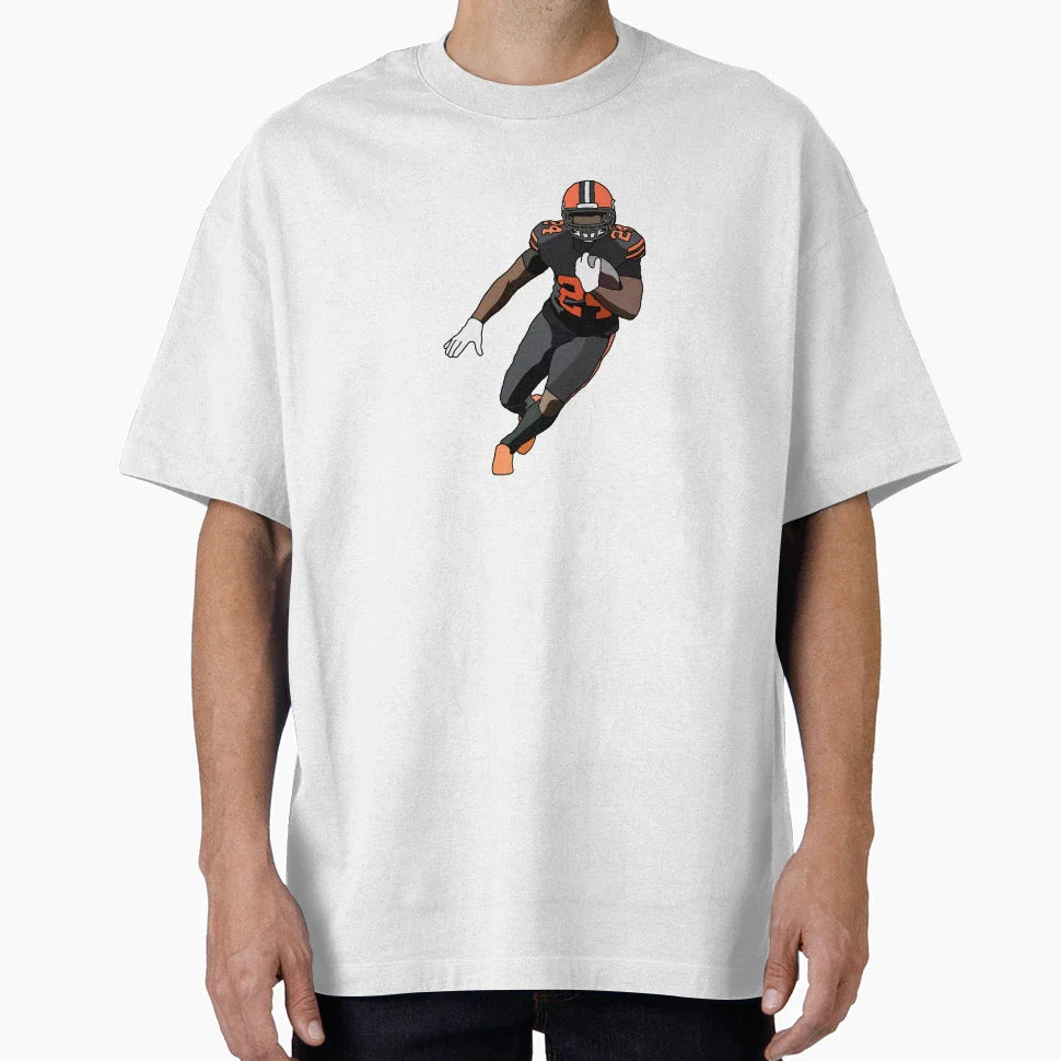 Nick Chubb T-Shirt - Graphic Print Men Women