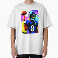 Handdrawn Lamar T-Shirt - Minimalist Print Unisex