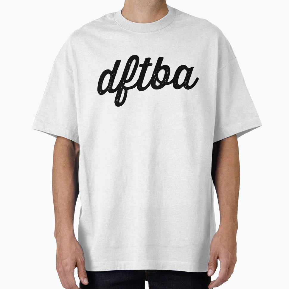 Dftba Textured T-Shirt - Custom Art Print for Adults