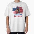 Apollo Creed Living America T-Shirt - Aesthetic Graphic for Adults