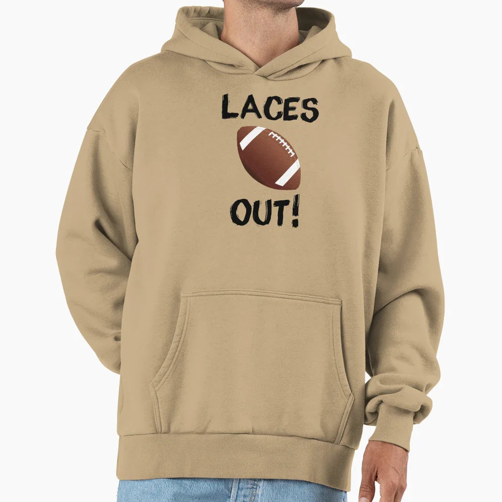Laces Out Hoodie - Fun Novelty Design for Adults