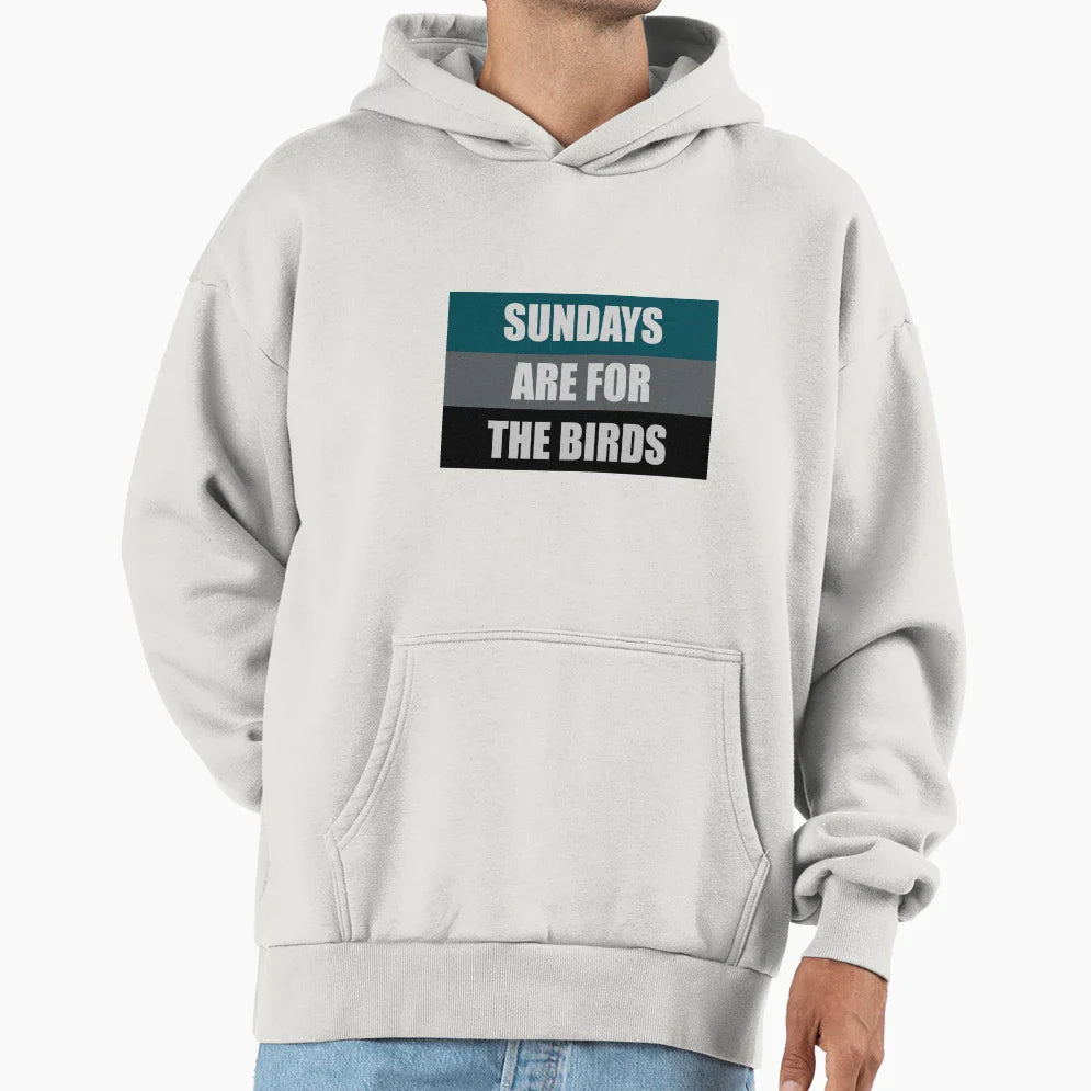 Sundays Are Birds Hoodie - Aesthetic Graphic Unisex