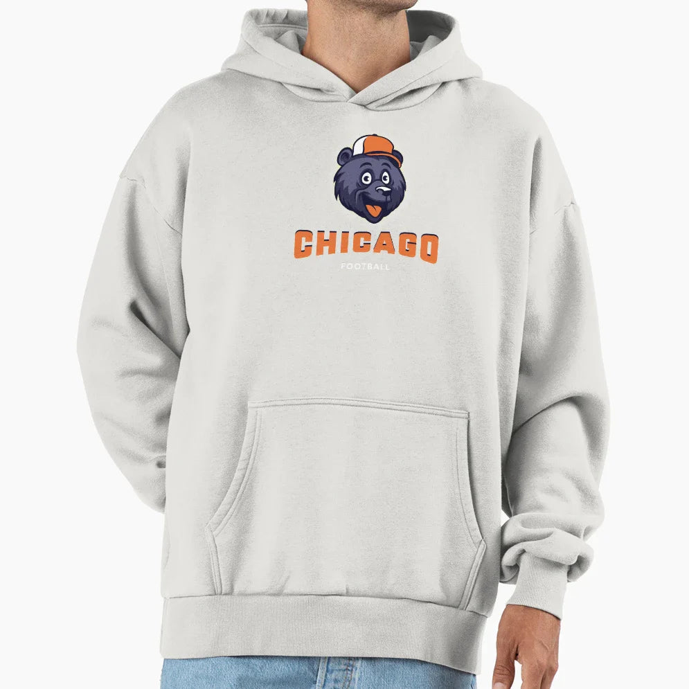 Chicago Bears Soccer Hoodie - Fun Novelty Design Men Women
