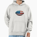 Football Americas Favorite Pastime Sports Hoodie - Aesthetic Graphic Unisex