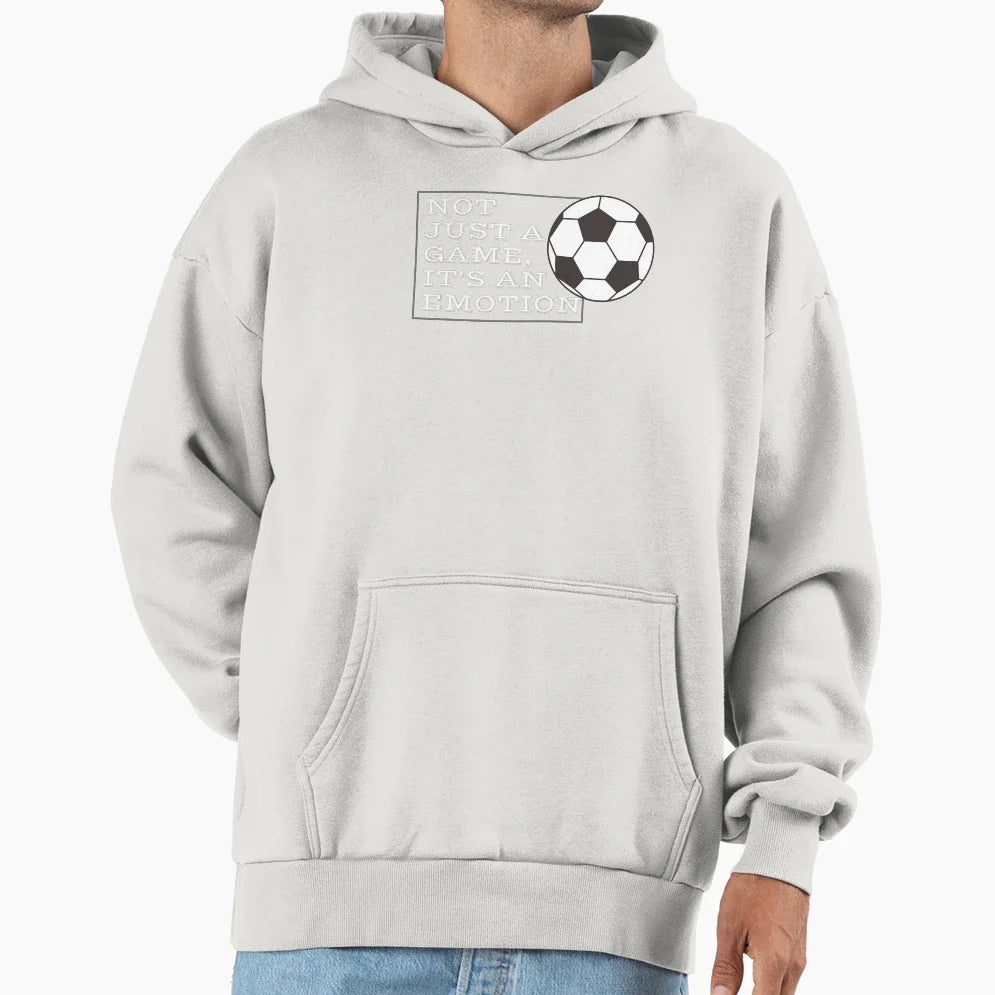 Not Just Game Its Emotion Football Hoodie - Graphic Print for Adults