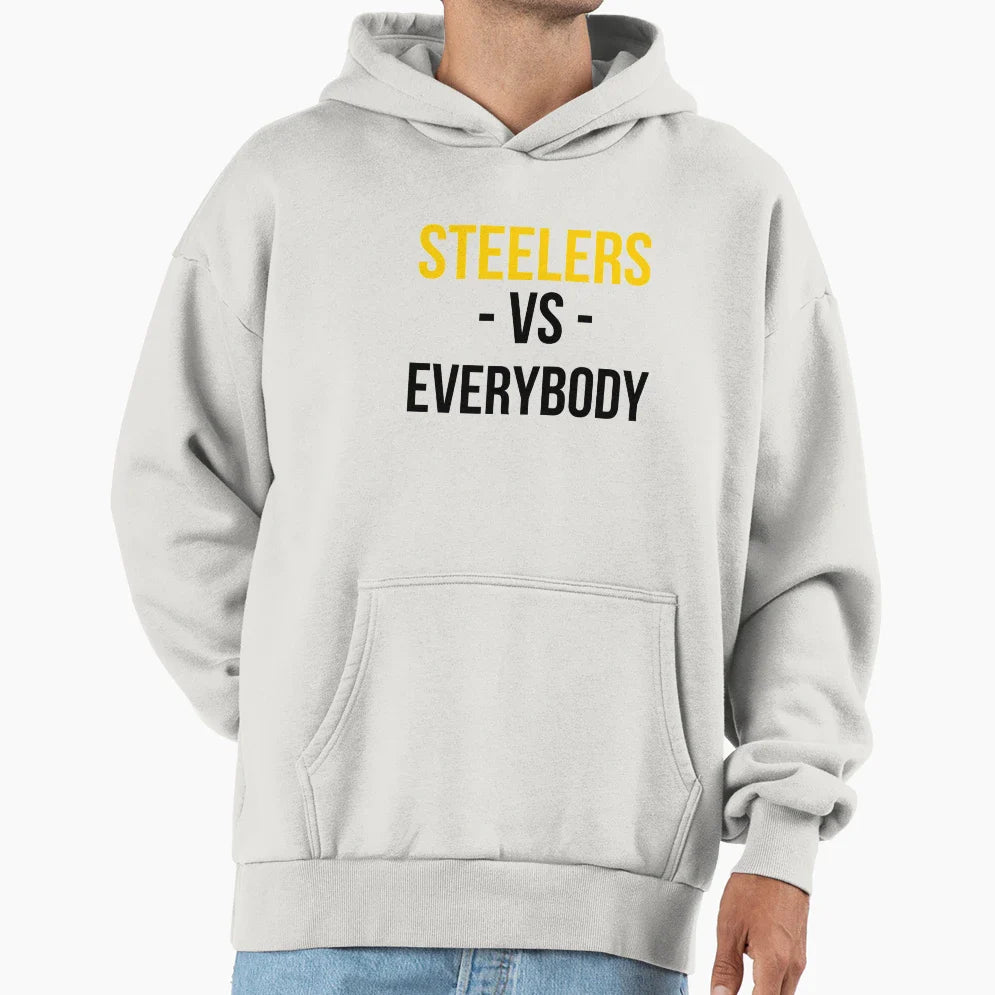 Pittsburgh Steelers Vs Everybody Hoodie - Unique Graphic for Adults