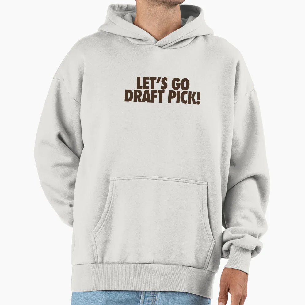 Lets Go Draft Pick Cle Brown Hoodie - Custom Art Print for Adults