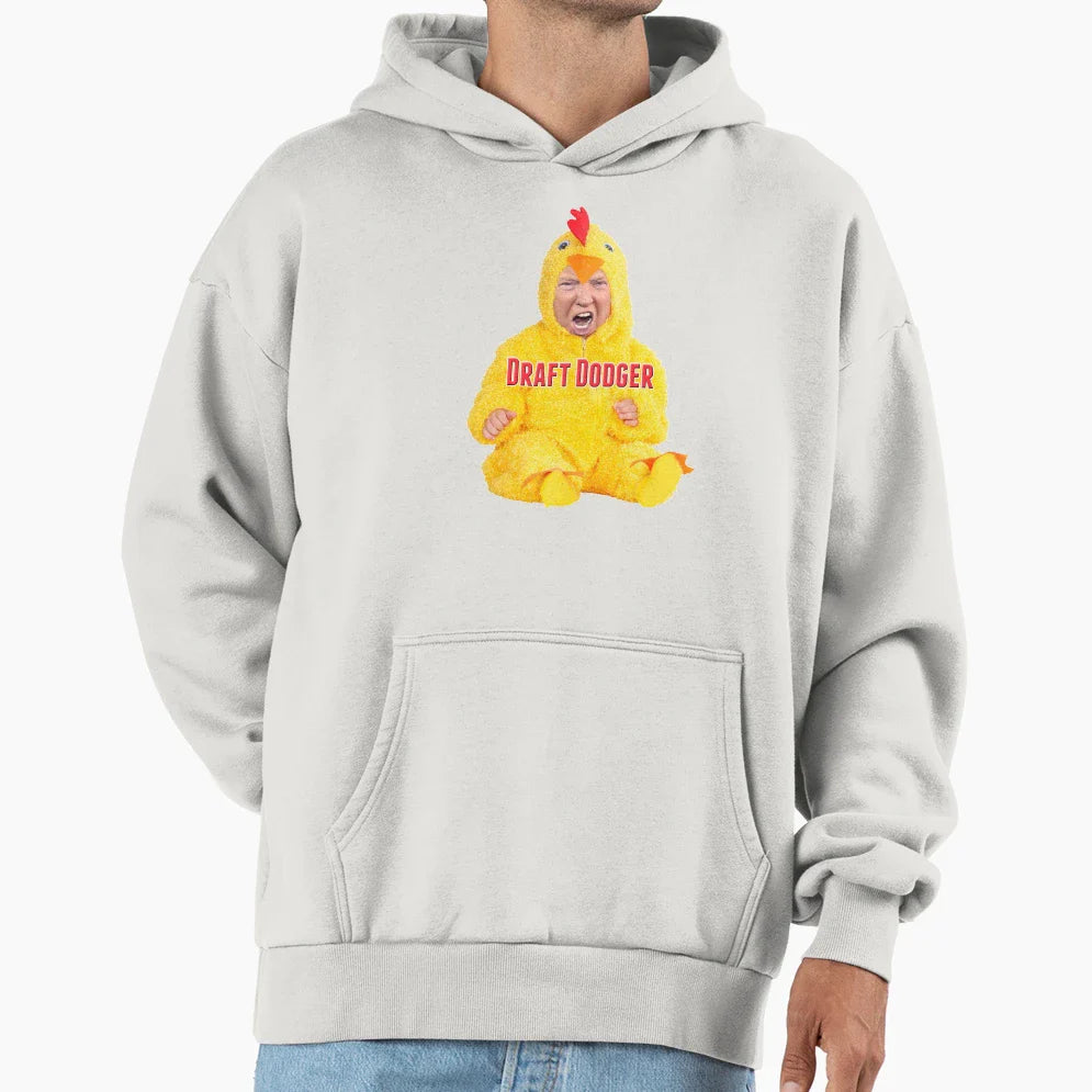 Trump Draft Dodger Hoodie - Graphic Print for Adults