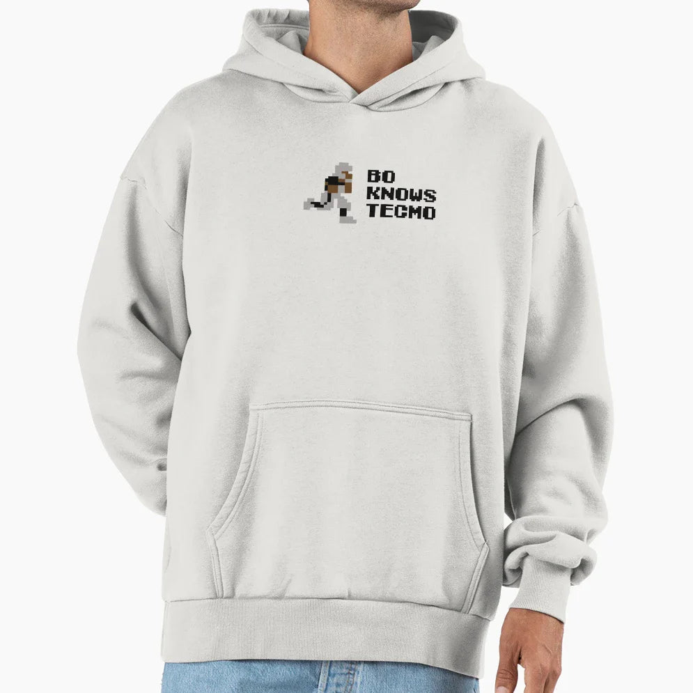 Bo Knows Tecmo Hoodie - Streetwear Style for Adults