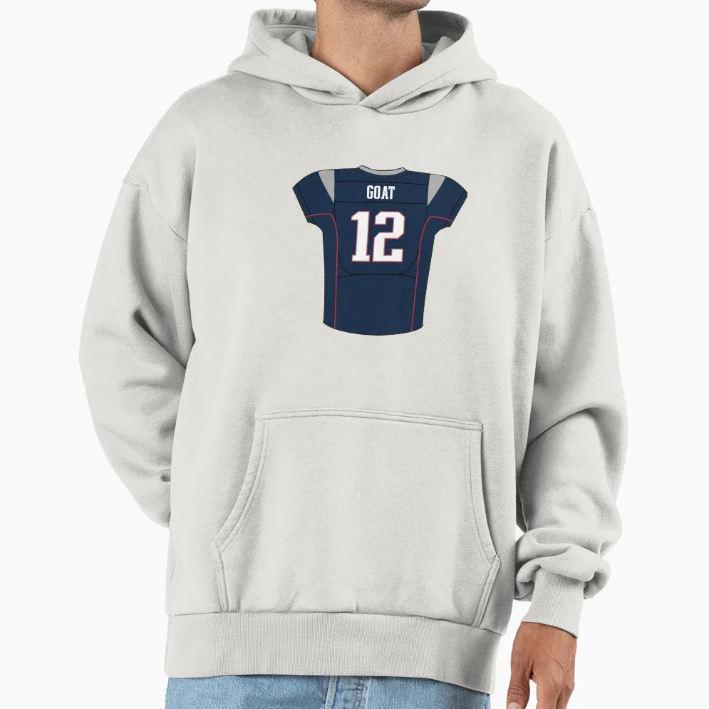 Goat Hoodie - Minimalist Print Unisex