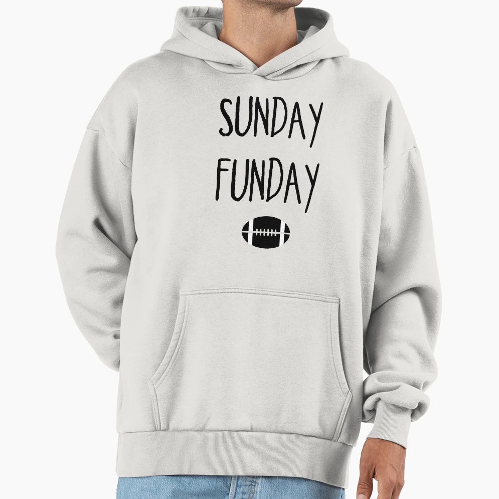 Sunday Funday Hoodie - Trendy Graphic Men Women