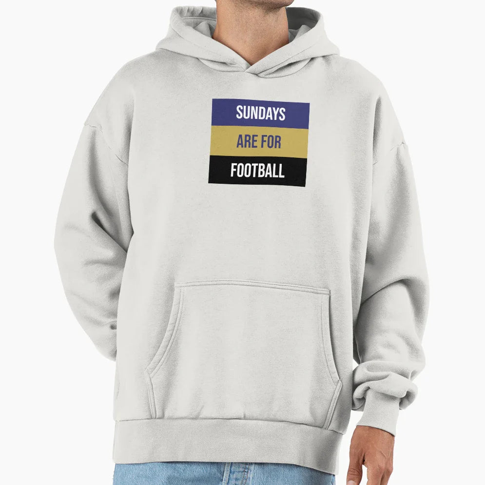 Sundays Are Football Hoodie - Aesthetic Graphic Men Women