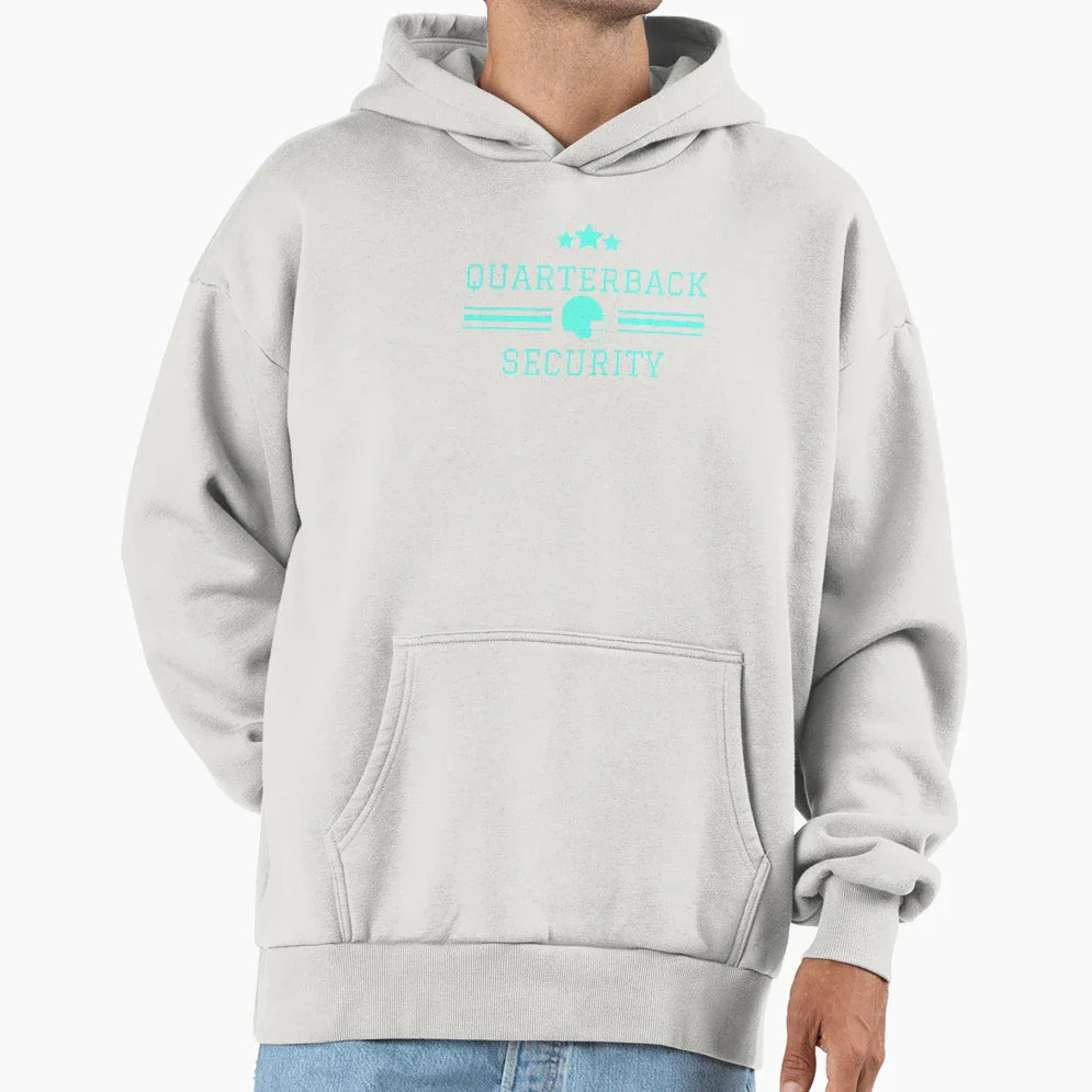 Quarterback Security Hoodie - Aesthetic Graphic Men Women