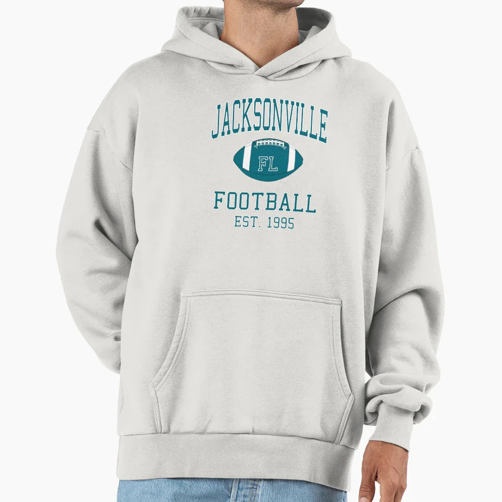 Jacksonville Football Hoodie - Novelty Apparel for Adults