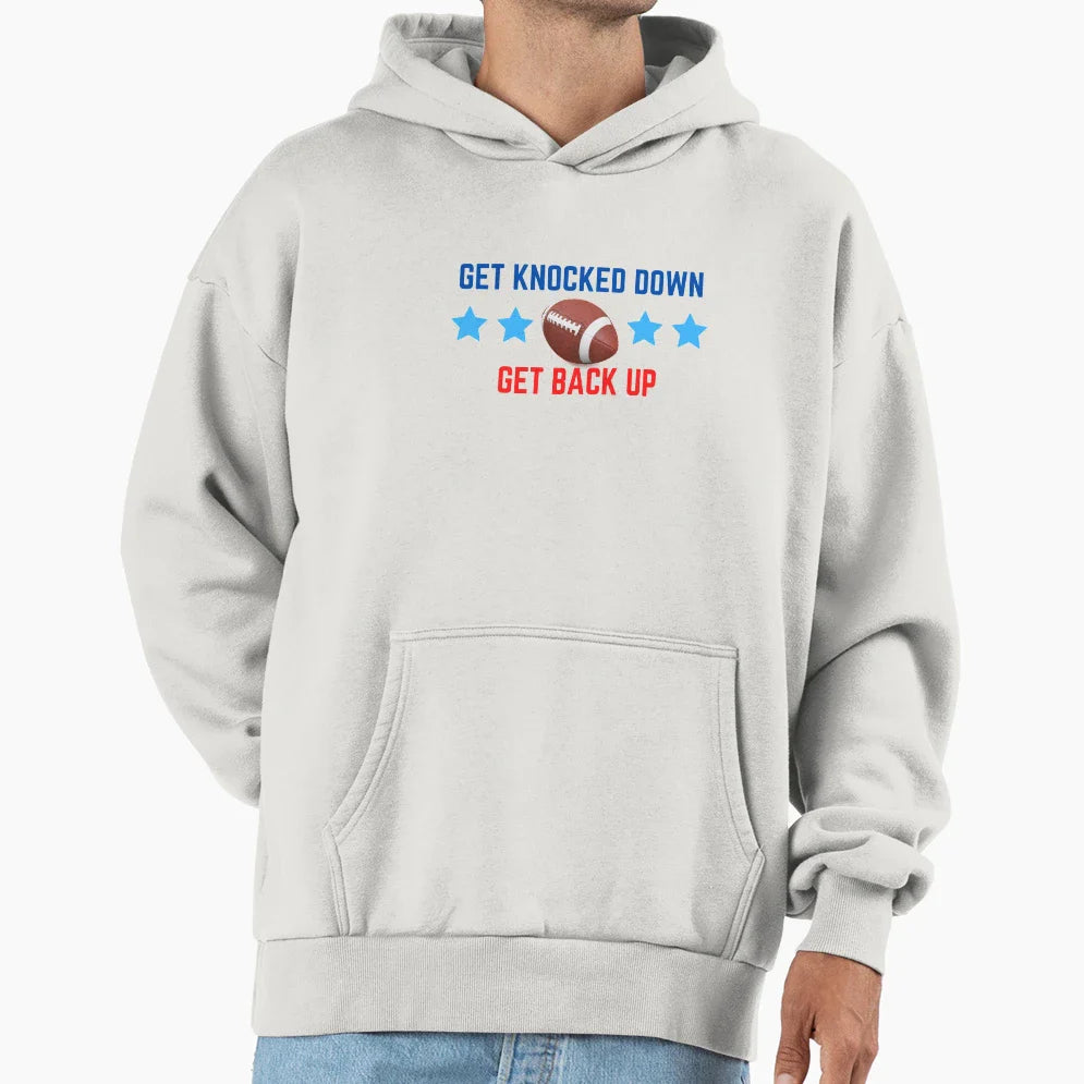 American Football Hoodie - Fun Novelty Design for Adults