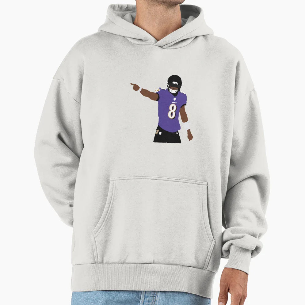 Baltimore Ravens LJ Hoodie - Aesthetic Graphic Men Women