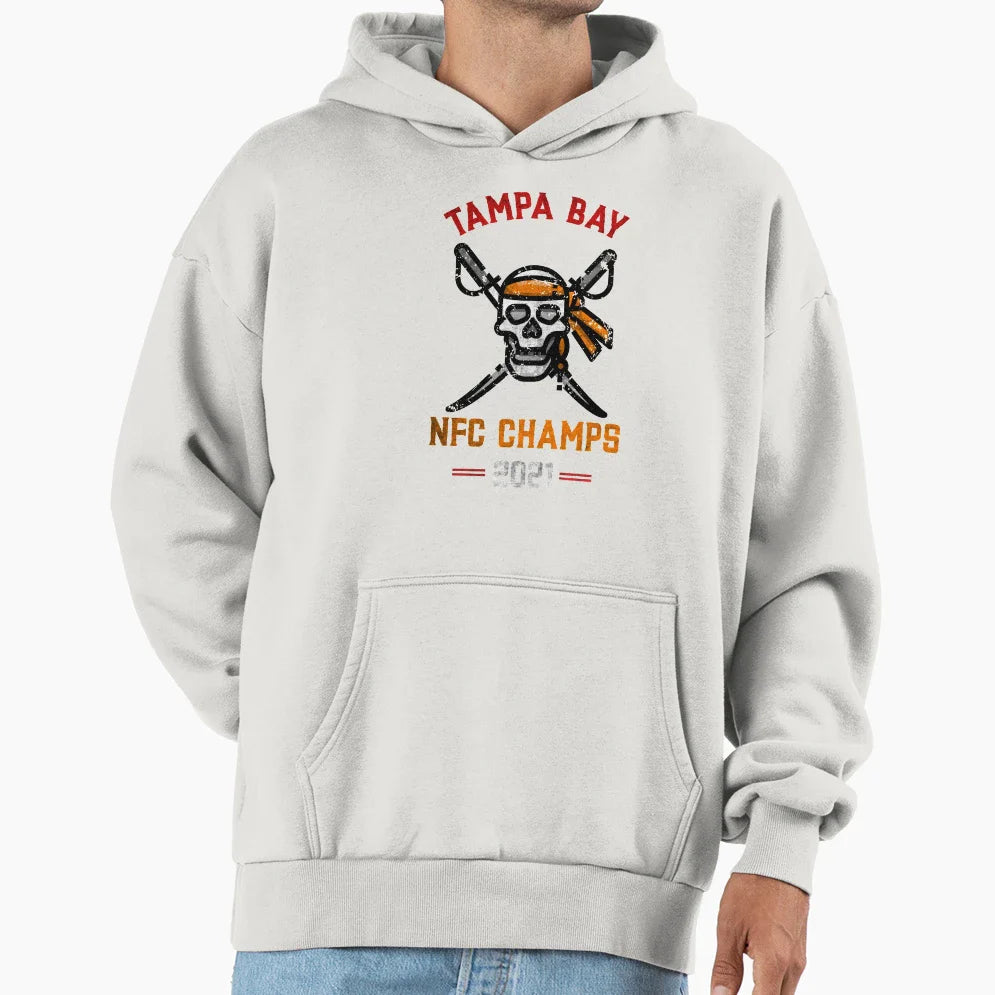 Tampa Bay Football 2021 Nfc Championship Hoodie - Aesthetic Graphic Unisex