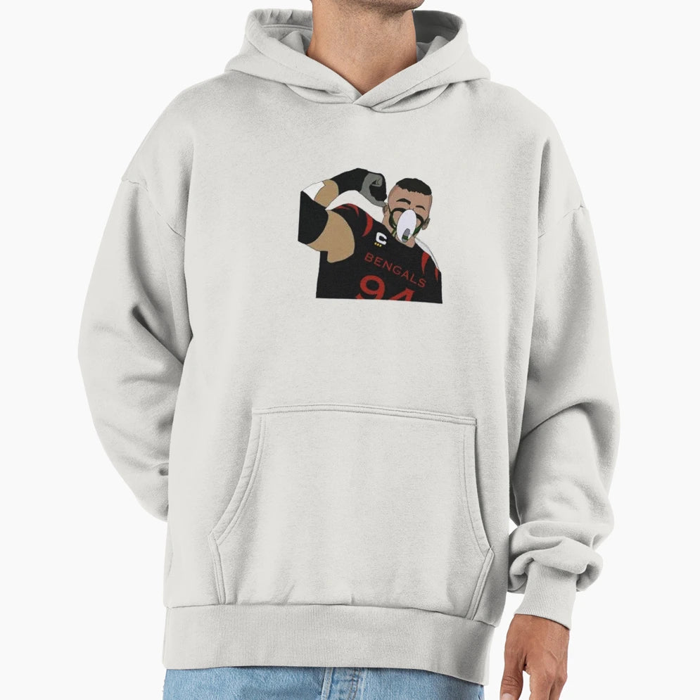 Sam Hubbard 99 Yard Touchdown Hoodie - Trendy Graphic for Adults