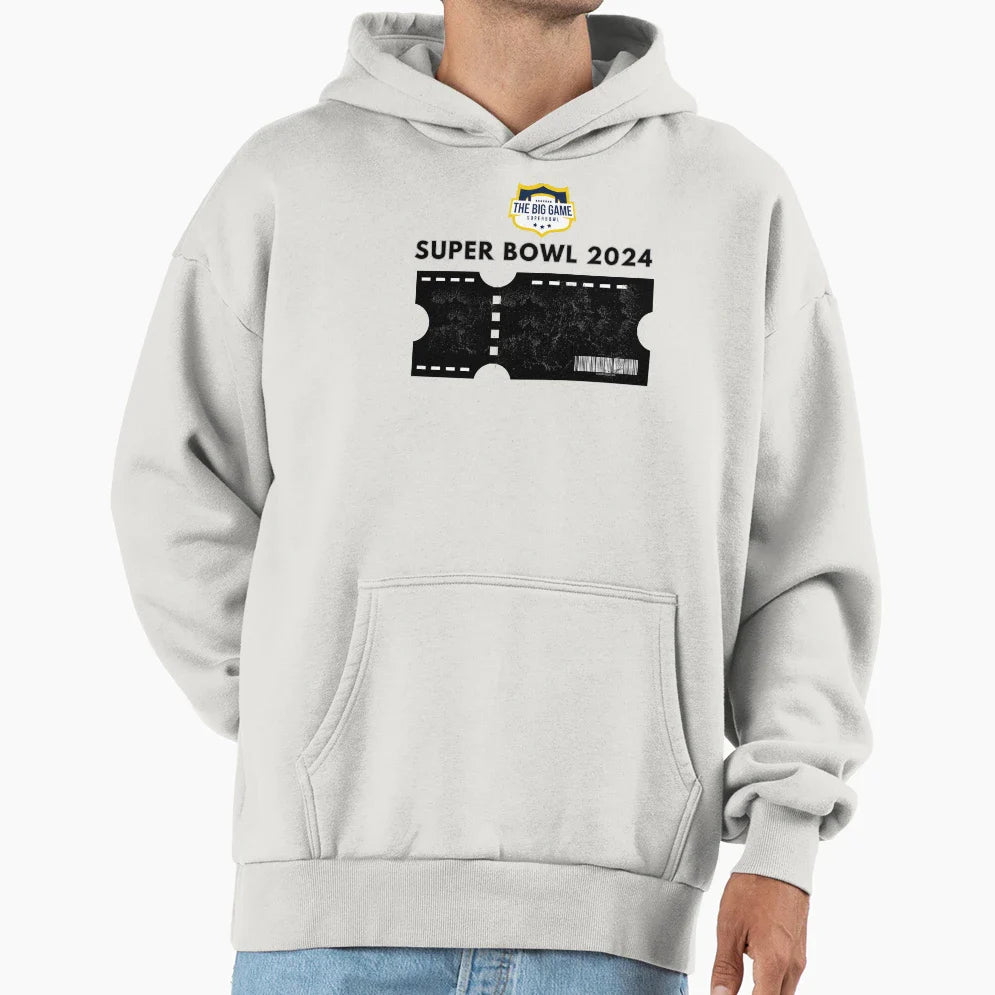 2024 Superbowl American Football Ticket T-Shirt - Minimalist Print Unisex