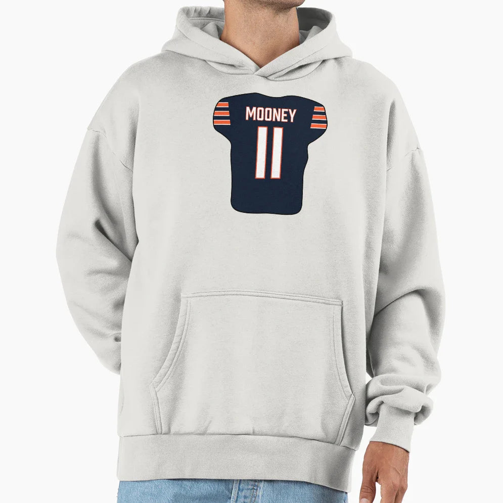 Darnell Mooney Jersey Hoodie - Custom Art Print Men Women